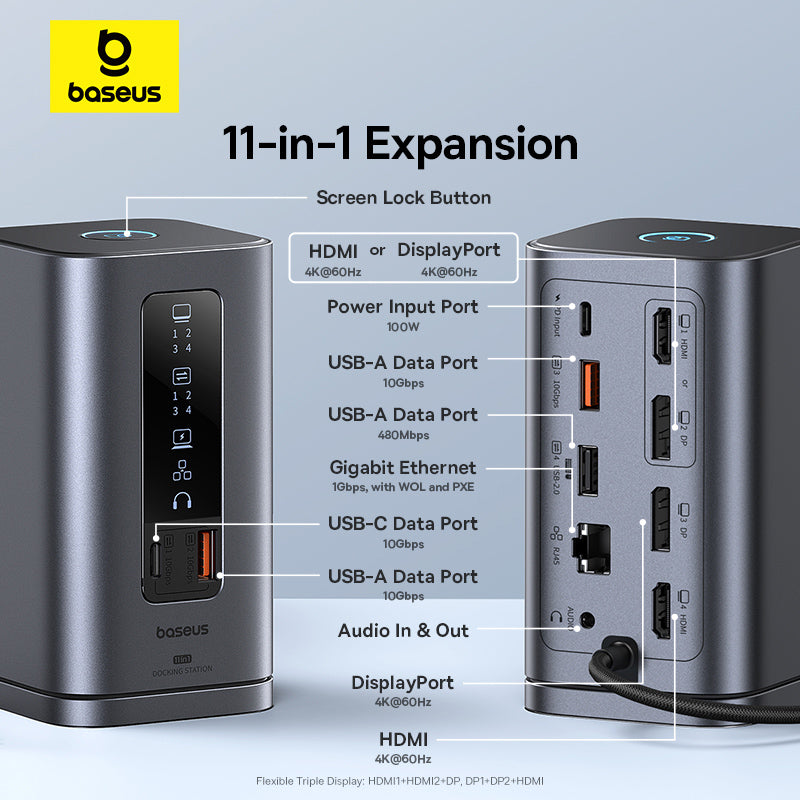 Spacemate Series Type-C Docking Station