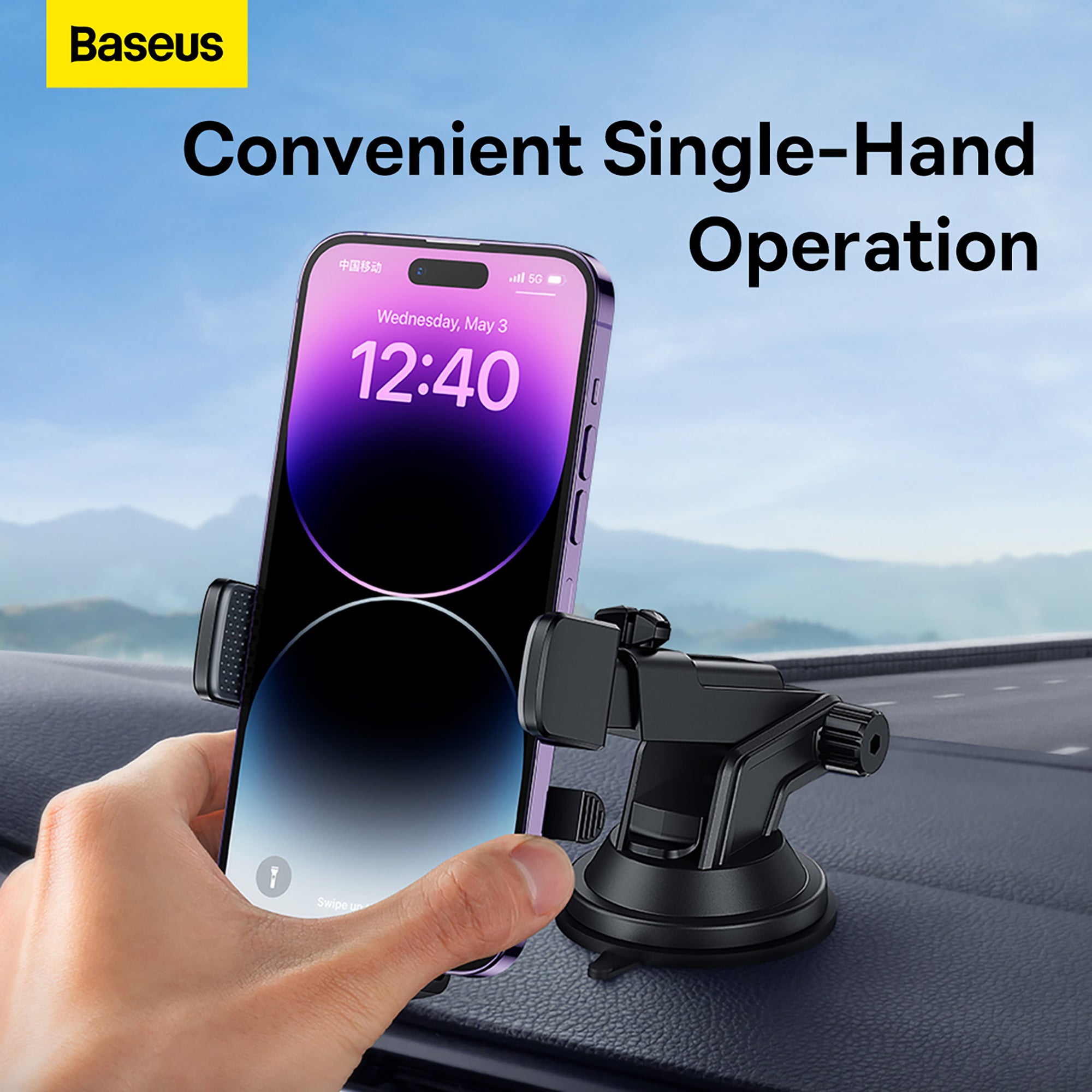 Baseus UltraControl Pro Series Clamp-Type Car Holder Set