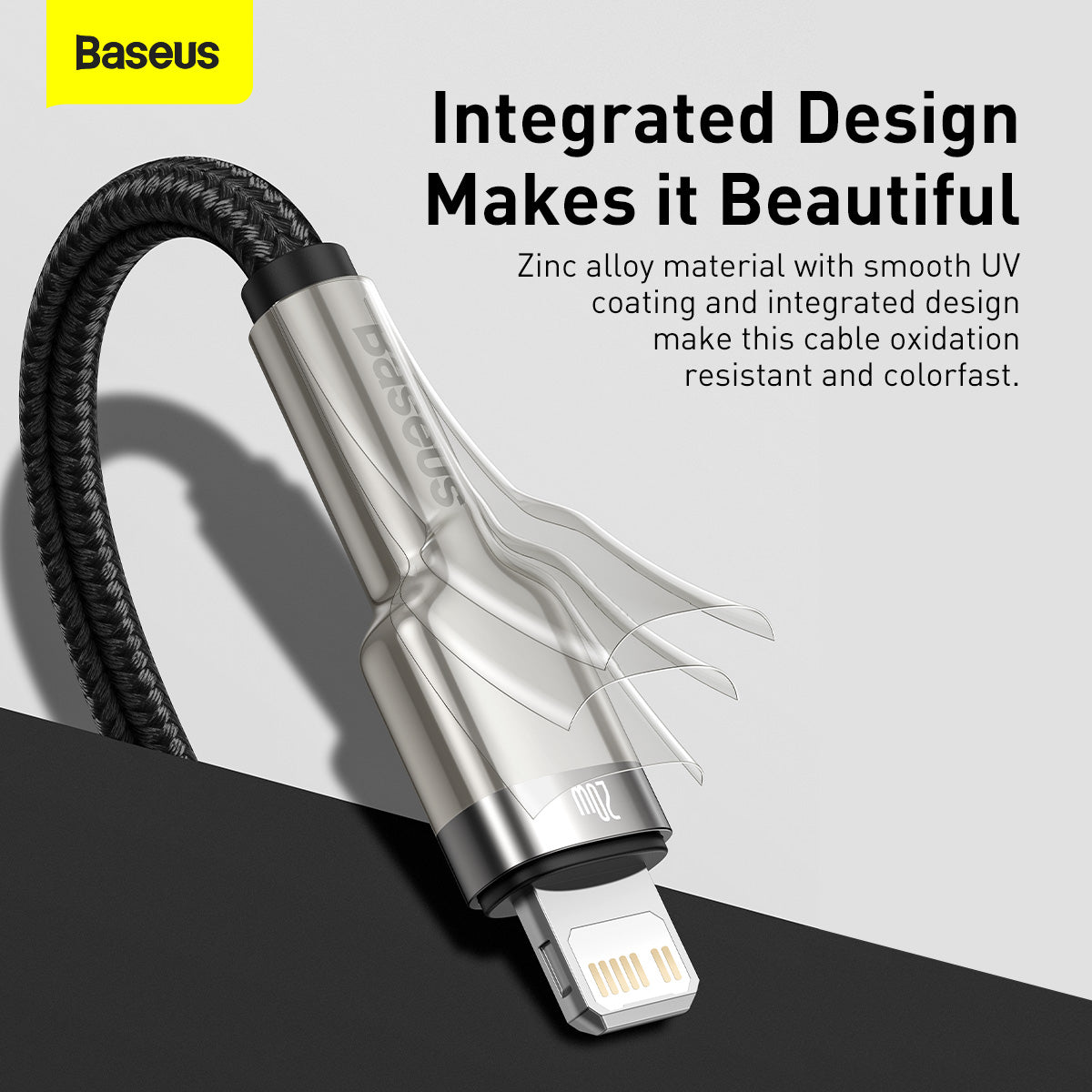 Baseus Cafule Series Metal Type-C to Lightning 20W Data Charging Cable 1m