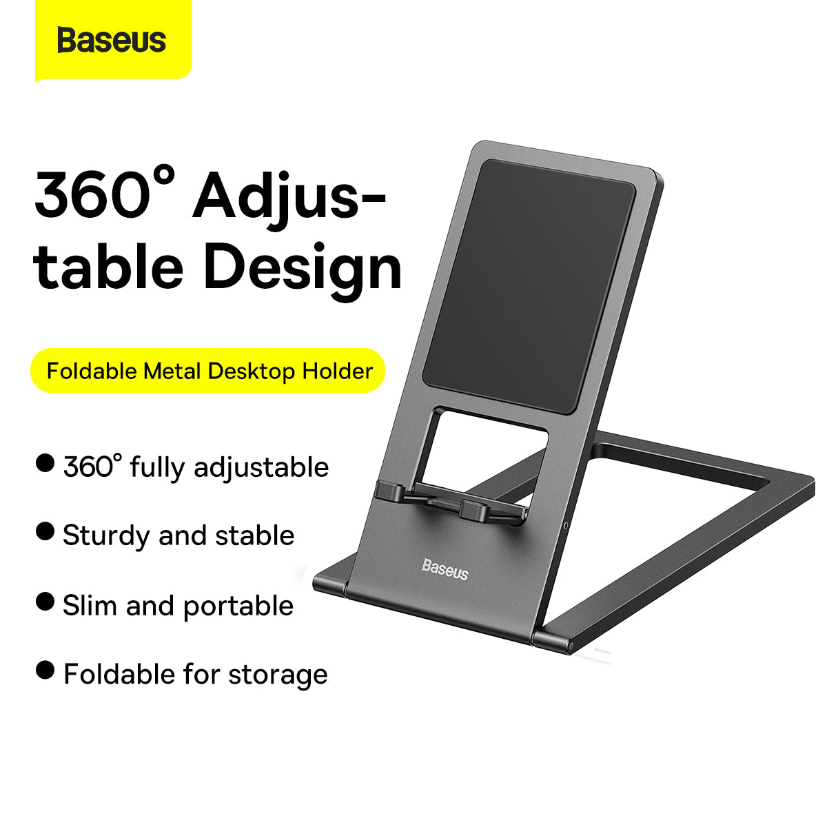 Baseus Foldable Metal Desktop Tablet and Smartphone Holder