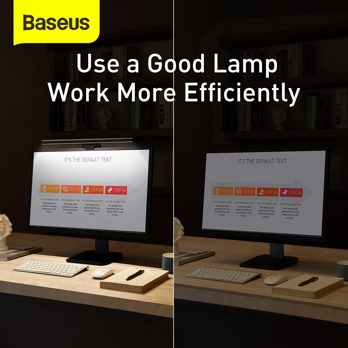 Baseus i-wok Series USB Asymmetric Light Source Screen Hanging Light (Youth)