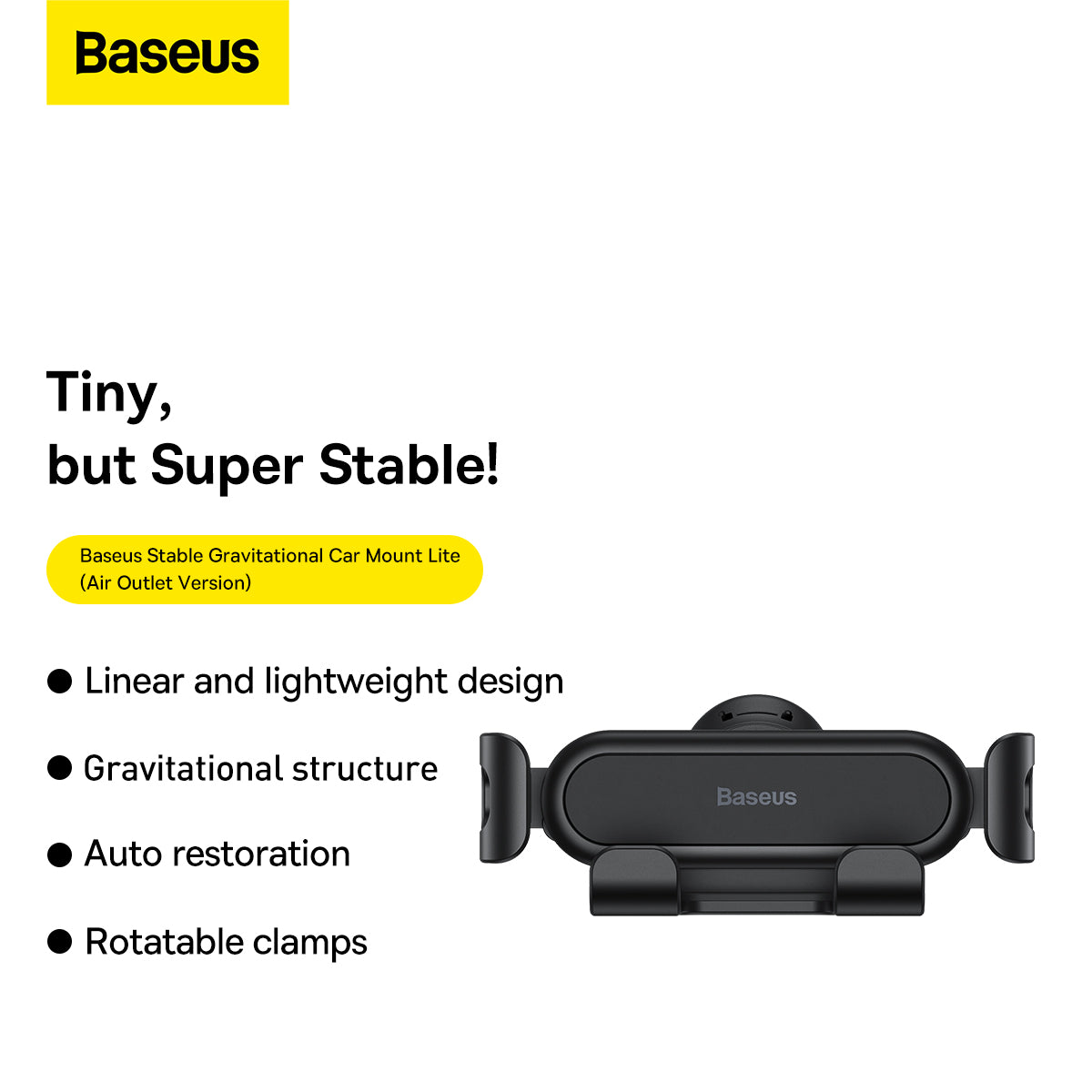 Baseus Stable Gravitational Car Mount Lite