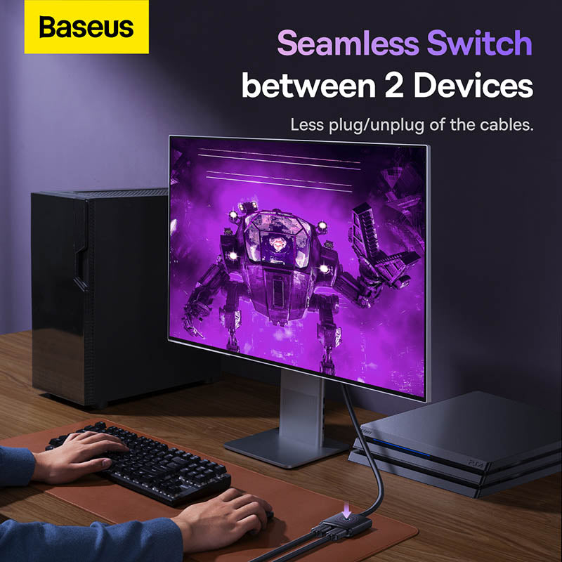 Baseus AirJoy Series 2-in-1 Bidirectional HDMI Switch