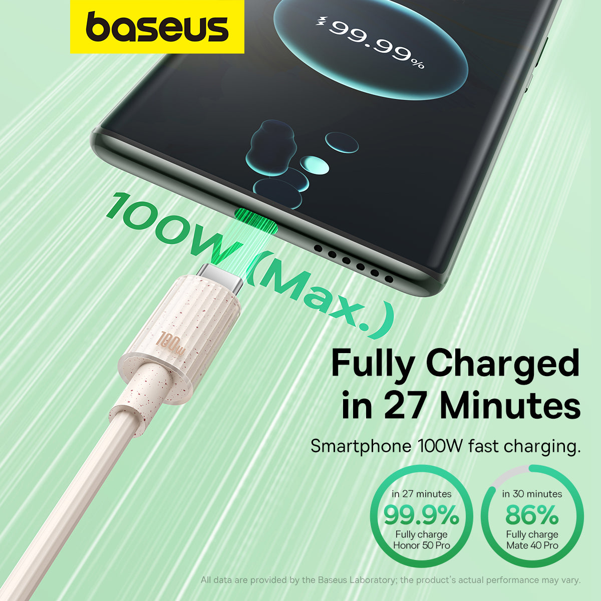 Baseus Habitat Series Fast Charging Cable USB to Type C 100W