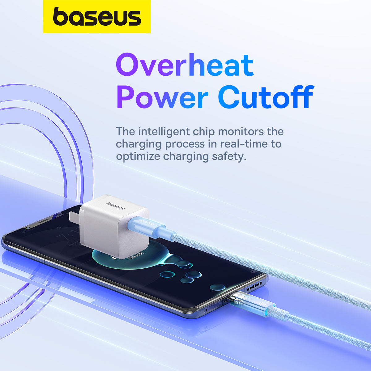 Baseus Explorer Series Fast Charging Cable with Smart Temperature Control Type C to Type C 100W 1m