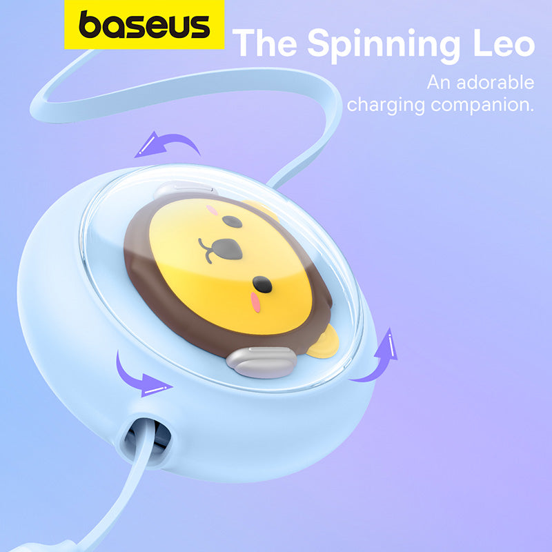 Baseus Leo Retractable Charging Cable 3-in-1 USB to M+L+C 3.5A