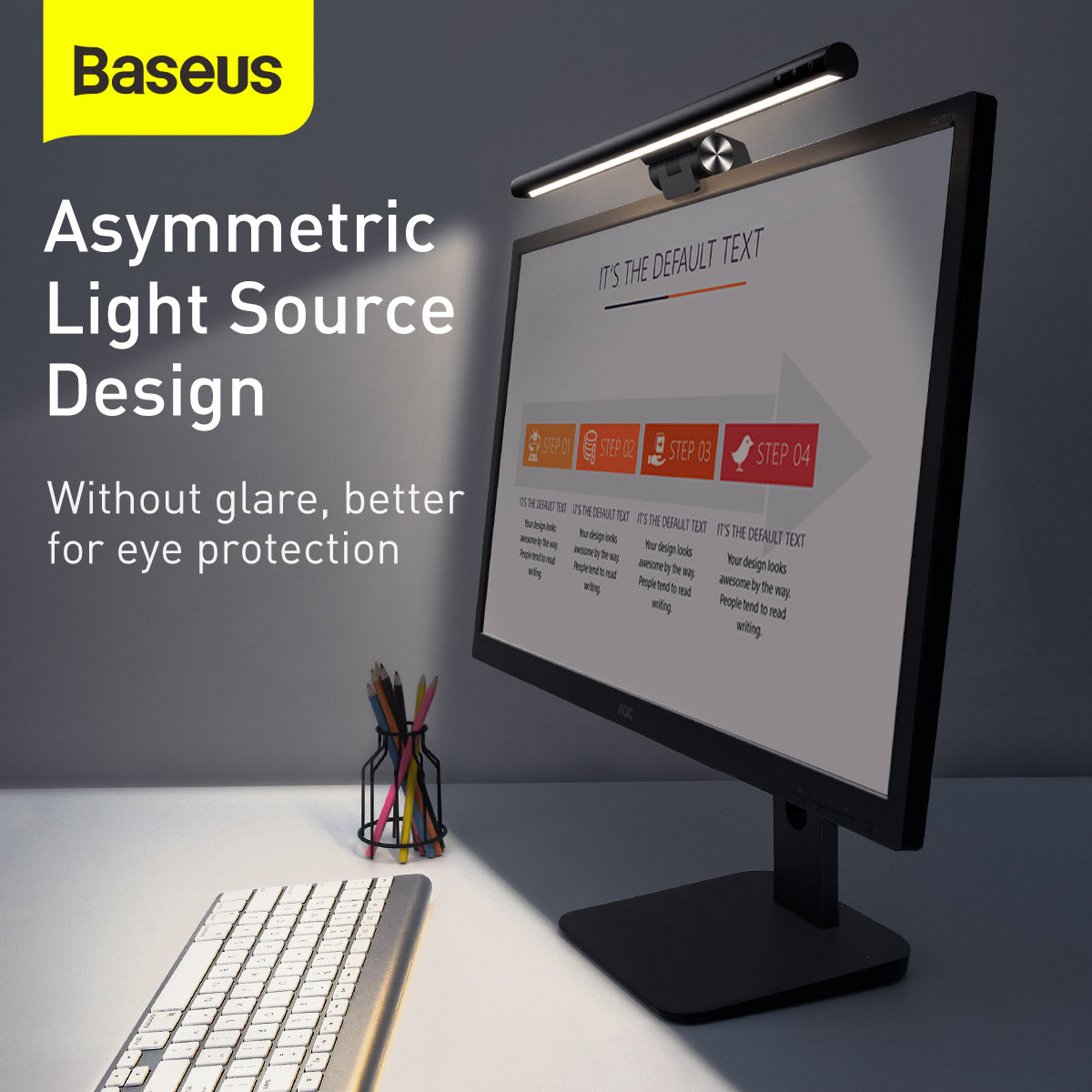 Baseus i-wok Series USB Asymmetric Light Source Screen Hanging Light (Youth)