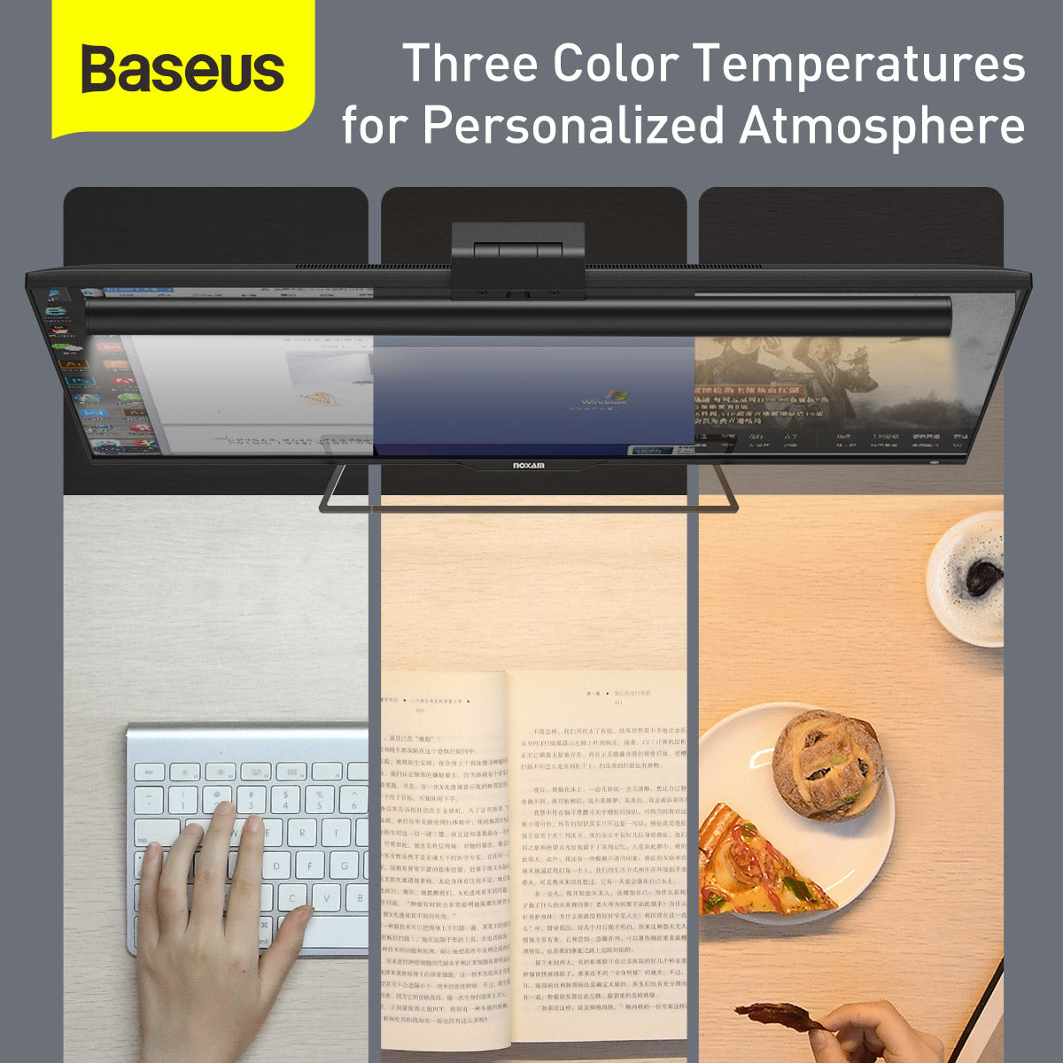 Baseus i-wok Series USB Asymmetric Light Source Screen Hanging Light (Youth)