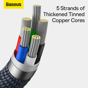 Baseus Crystal Shine Series 20W PD Fast Charging Data Cable Type-C to Lightning 1.2m