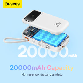 Baseus Qpow2 Series Dual-Cable Fast Charge Power Bank 10000mAh 22.5W