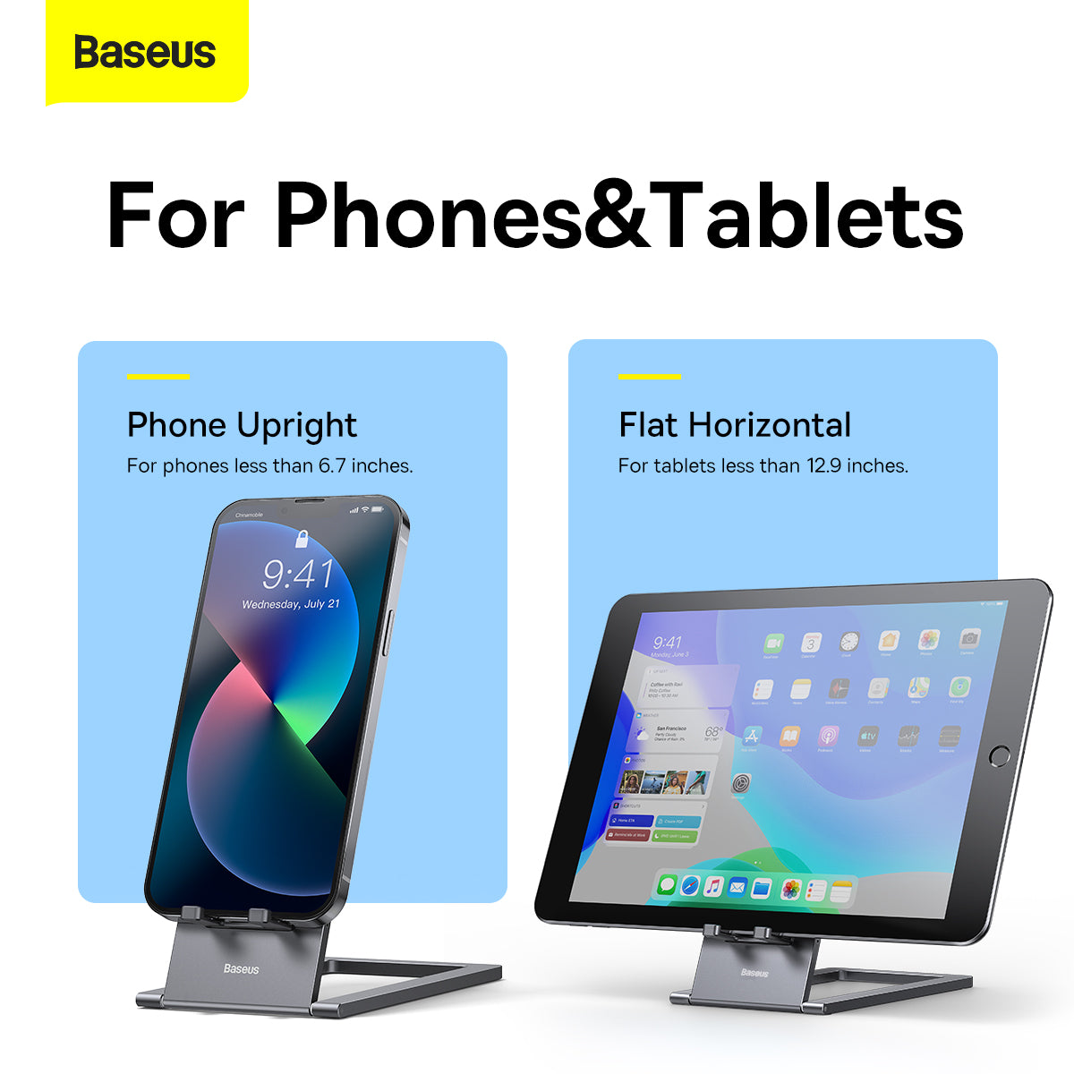 Baseus Foldable Metal Desktop Tablet and Smartphone Holder