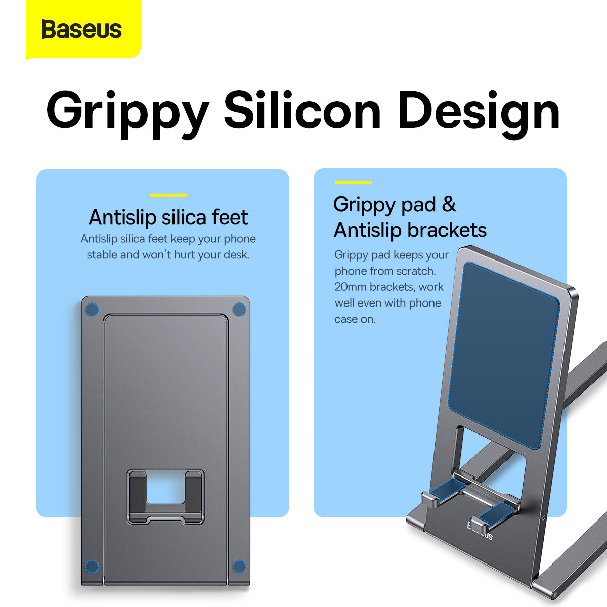 Baseus Foldable Metal Desktop Tablet and Smartphone Holder