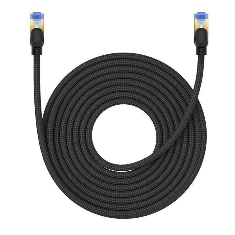 Baseus CAT7 10Gbps Ethernet cable 10m in Cluster Black