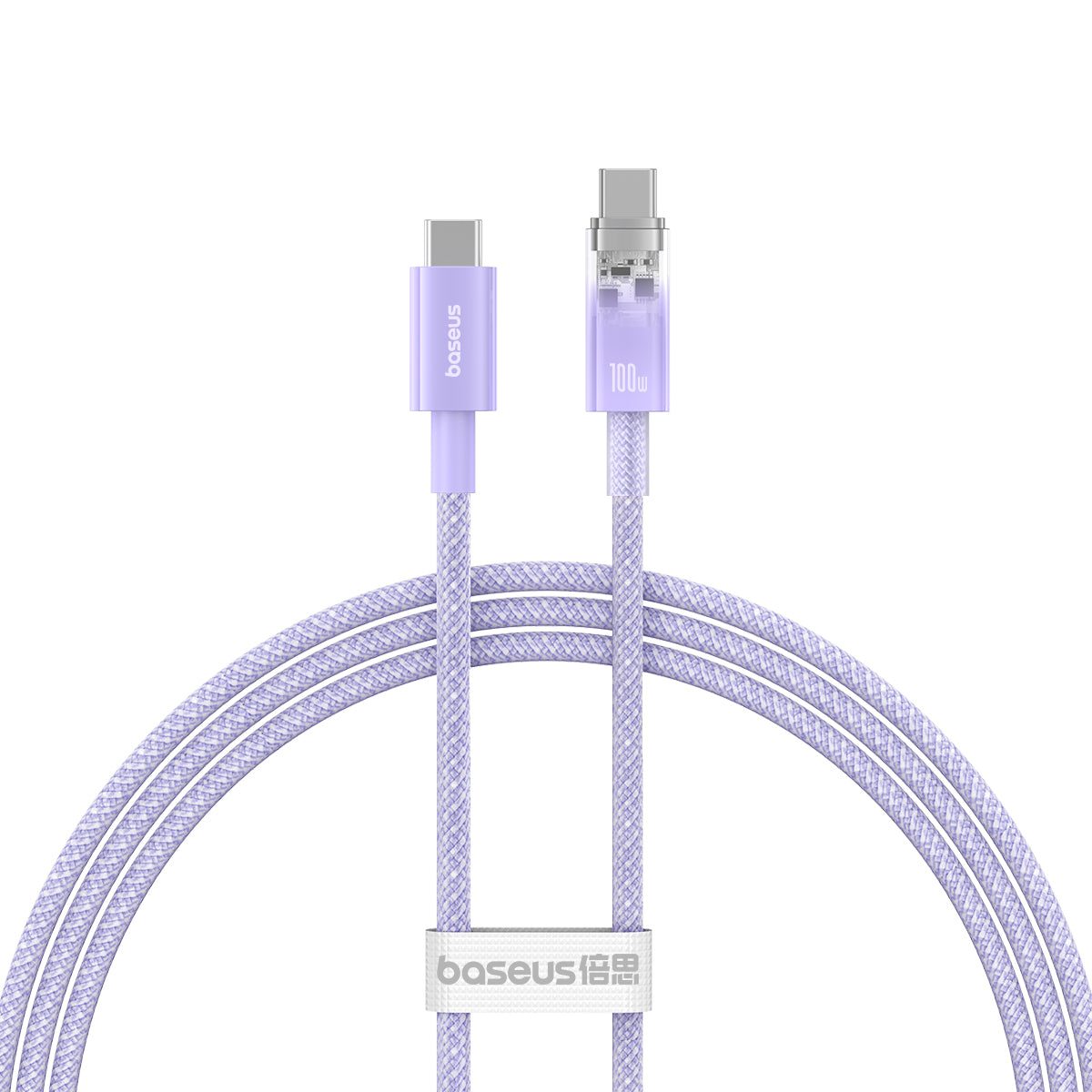 Baseus Explorer Series Fast Charging Cable with Smart Temperature Control Type C to Type C 100W 1m