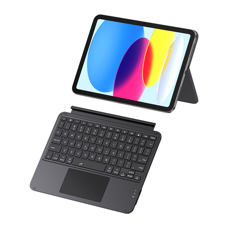 Baseus Brilliance Series Detachable Magnetic Keyboard Case for Pad 10 (2022) 10.9, Cluster Black (with Simple Series USB-C Cable)