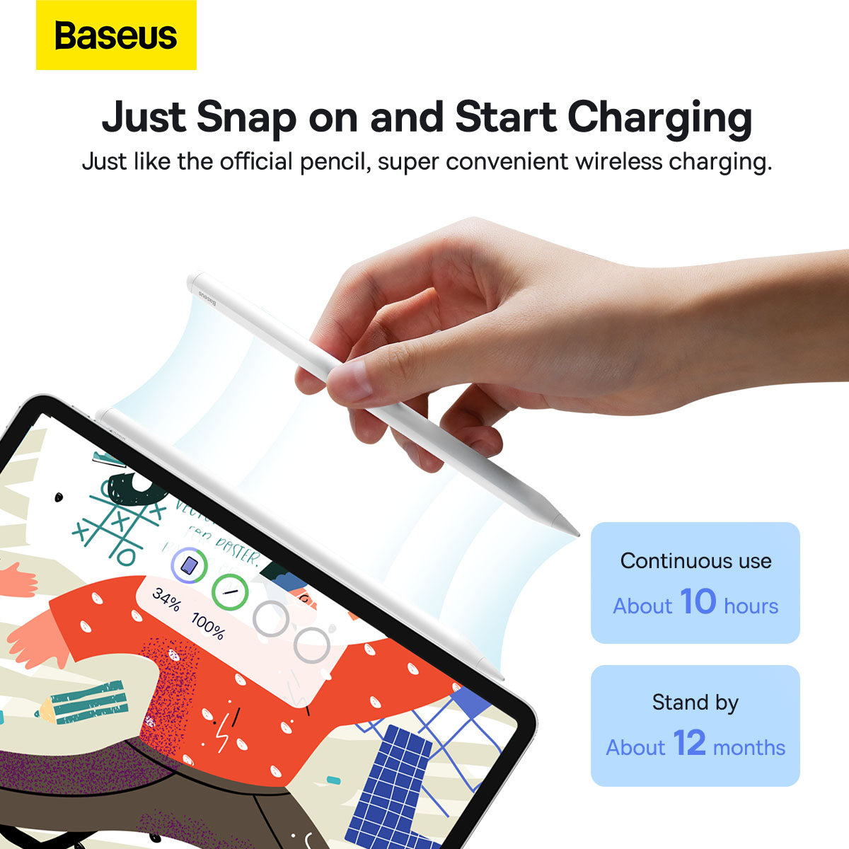 Baseus Smooth Writing 2 Series Wireless Charging Stylus Pen