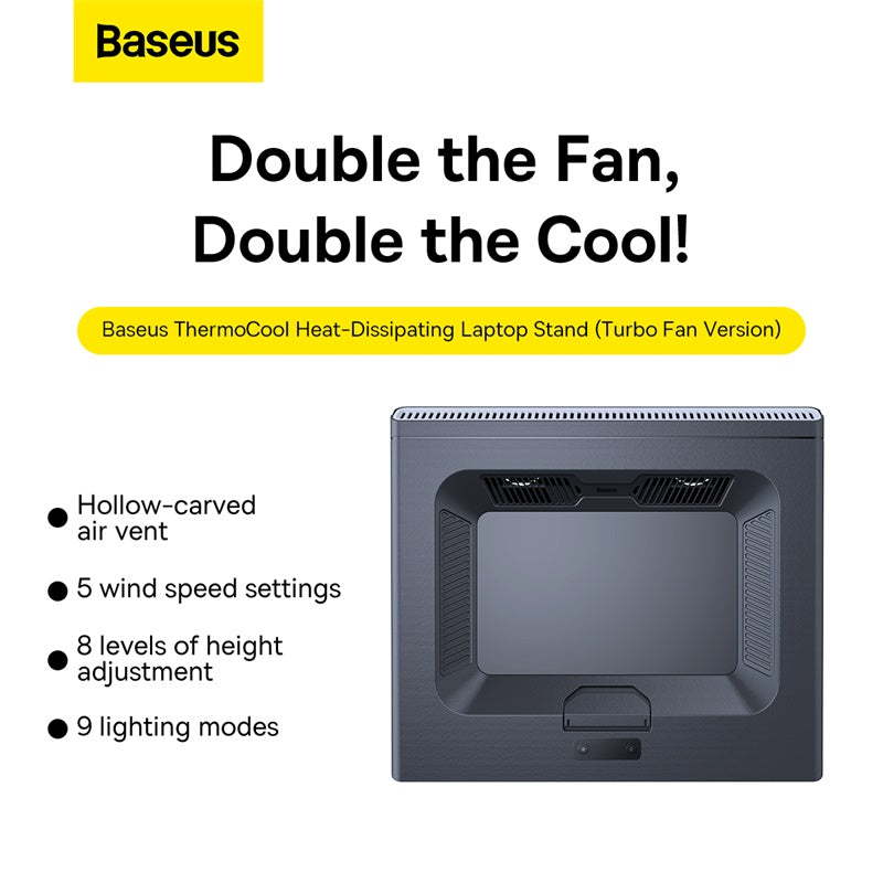 Baseus ThermoCool Heat-Dissipating Laptop Stand - Turbo Fan Version