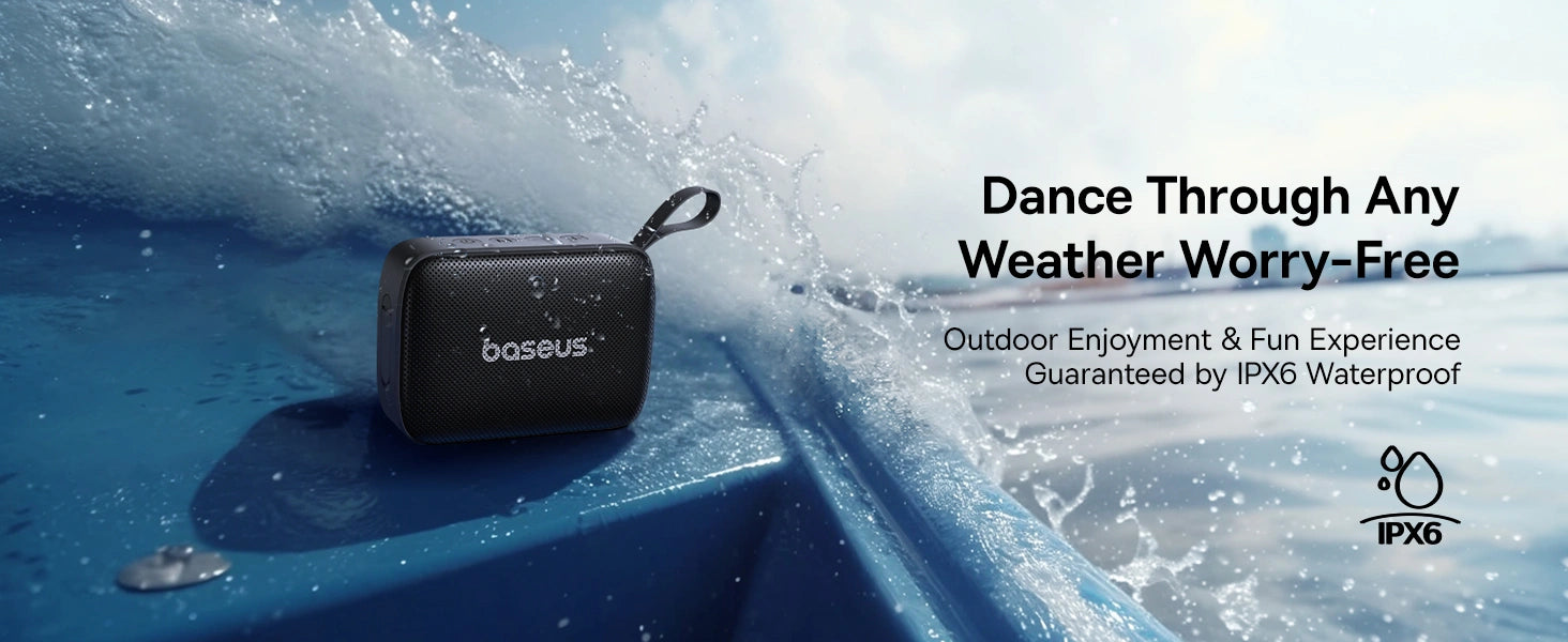 Baseus AeQur 30 Mini Portable Wireless Speaker IPX6