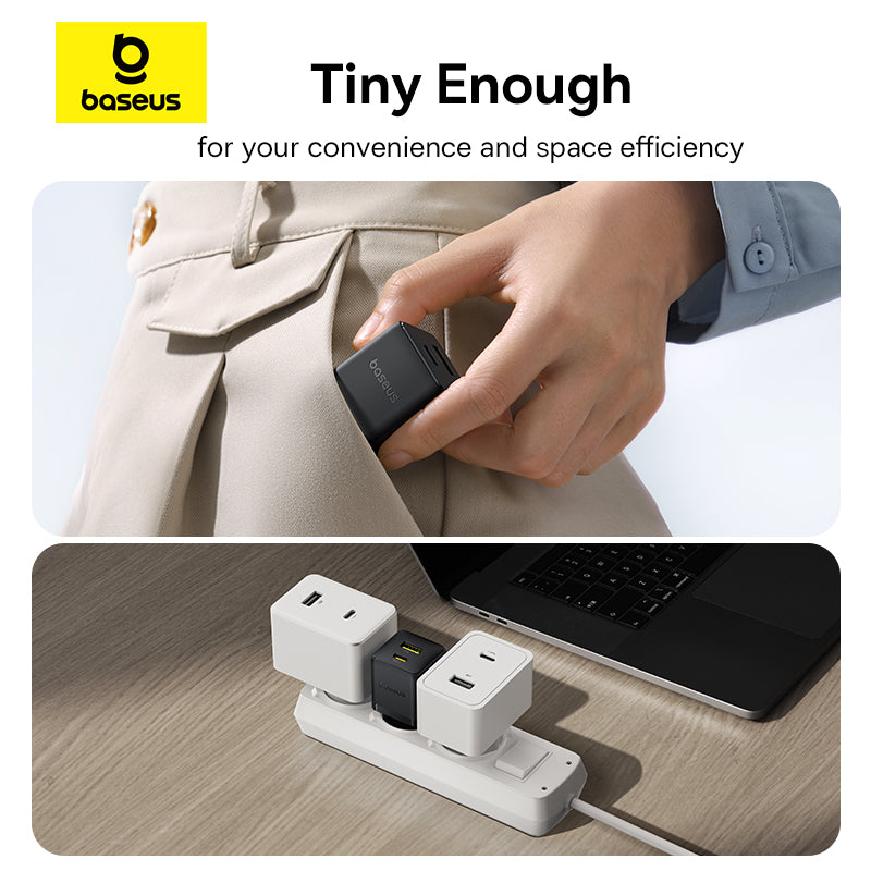 Baseus Palm Fast Charger Type C + U 30W