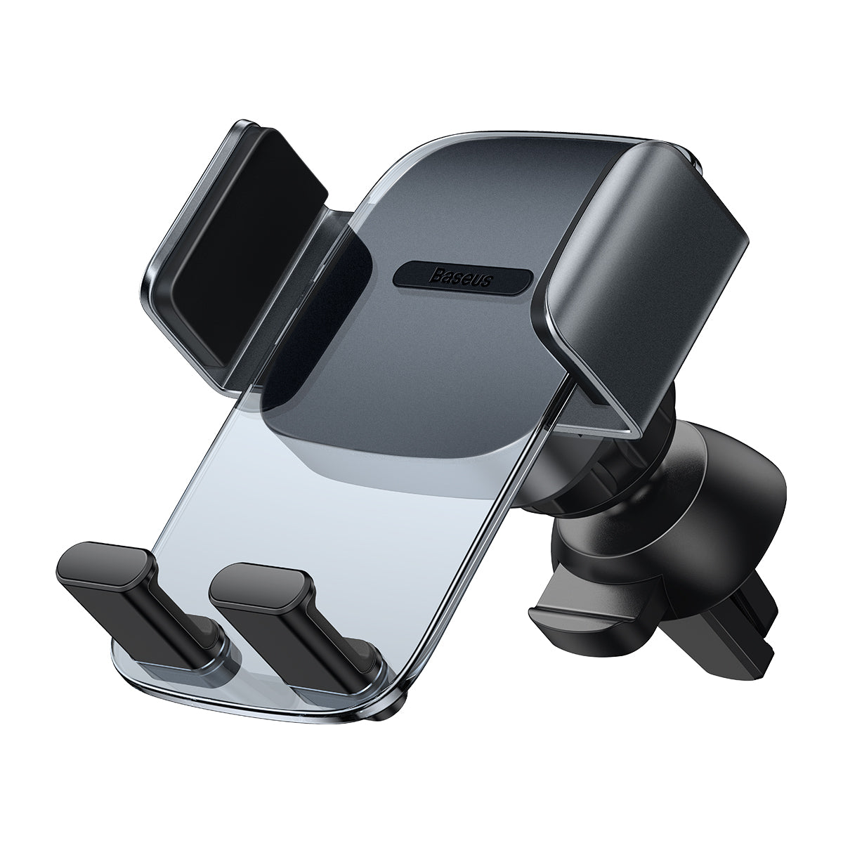 Baseus Easy Control Clamp Car Mount Holder for Smartphones (A Set) - Black