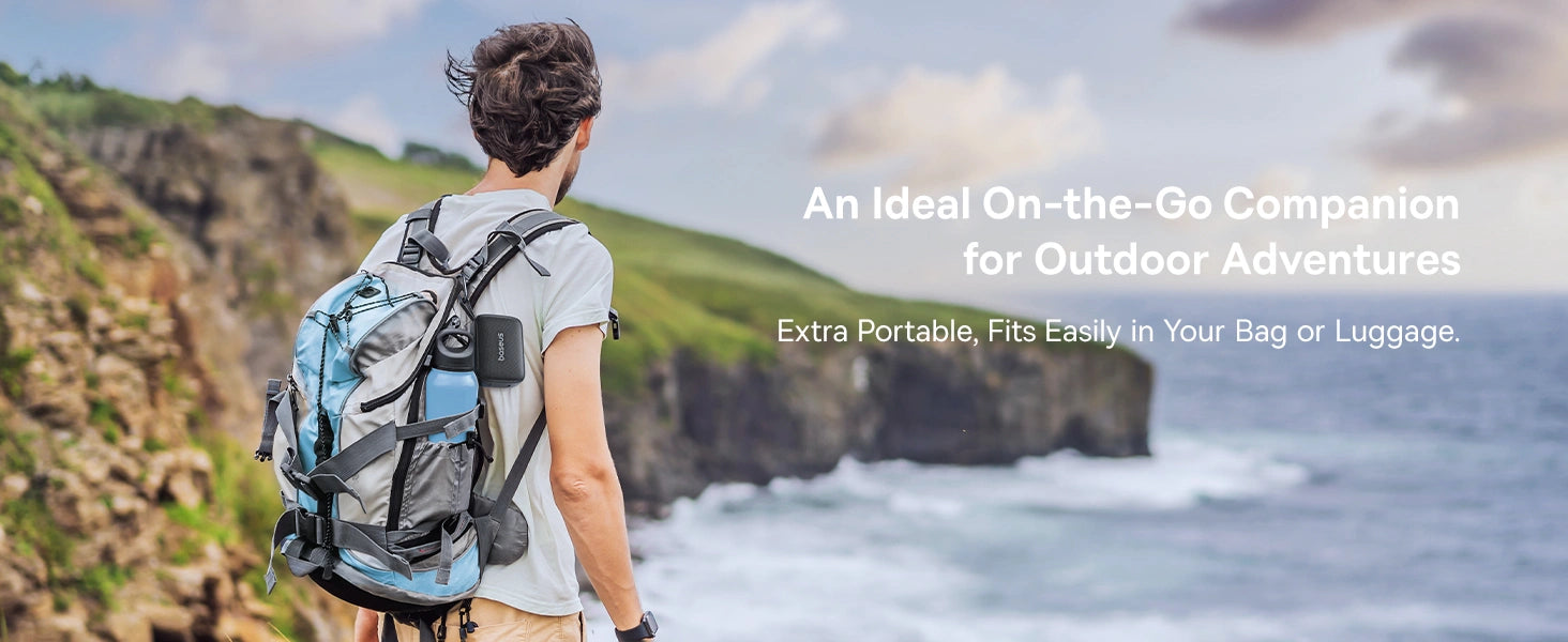 Baseus AeQur 30 Mini Portable Wireless Speaker easy fit in your luggage