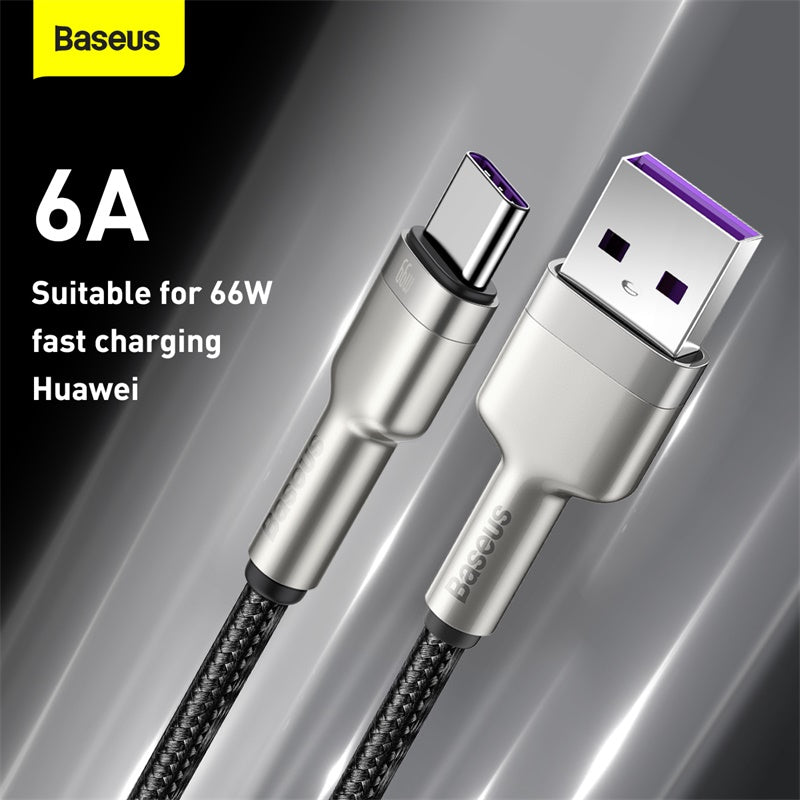 Baseus Cafule Series Metal USB to Type C 66W 0.25m