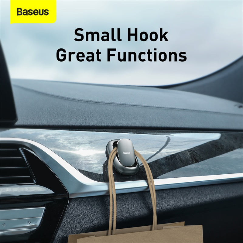 Baseus Beetle Vehicle Hook Dark Grey