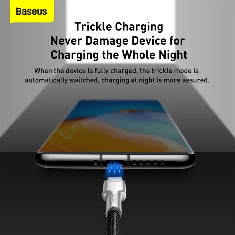 Baseus Cafule Series Metal Data Fast Charging Cable USB to Type-C 66W 1m