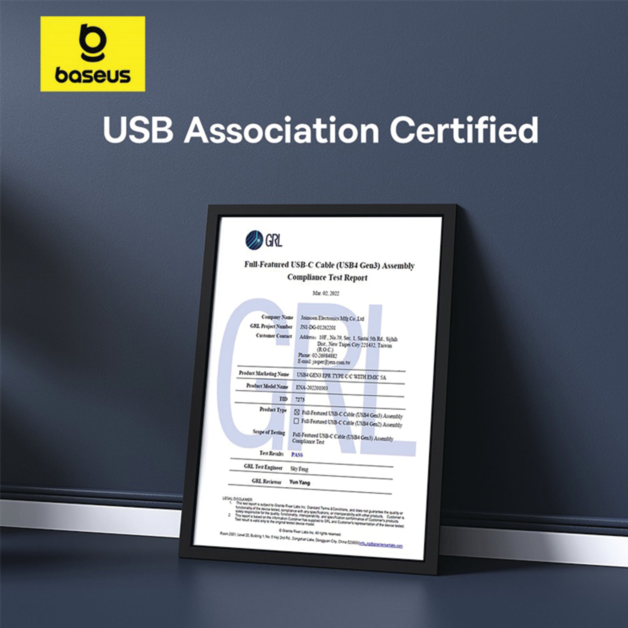 Baseus Flash Series 2 USB4 Full Featured Data Cable Type-C to Type-C 240W 1m