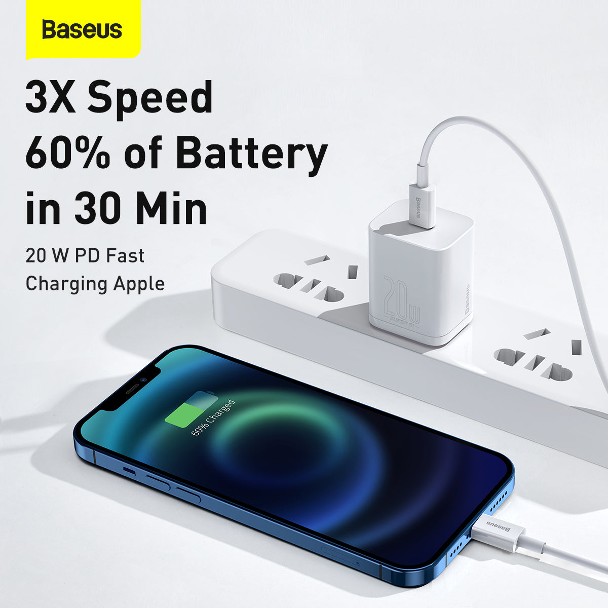 Baseus Superior Series Fast Charging Data Cable Type-C to iP PD 20W 0.25m