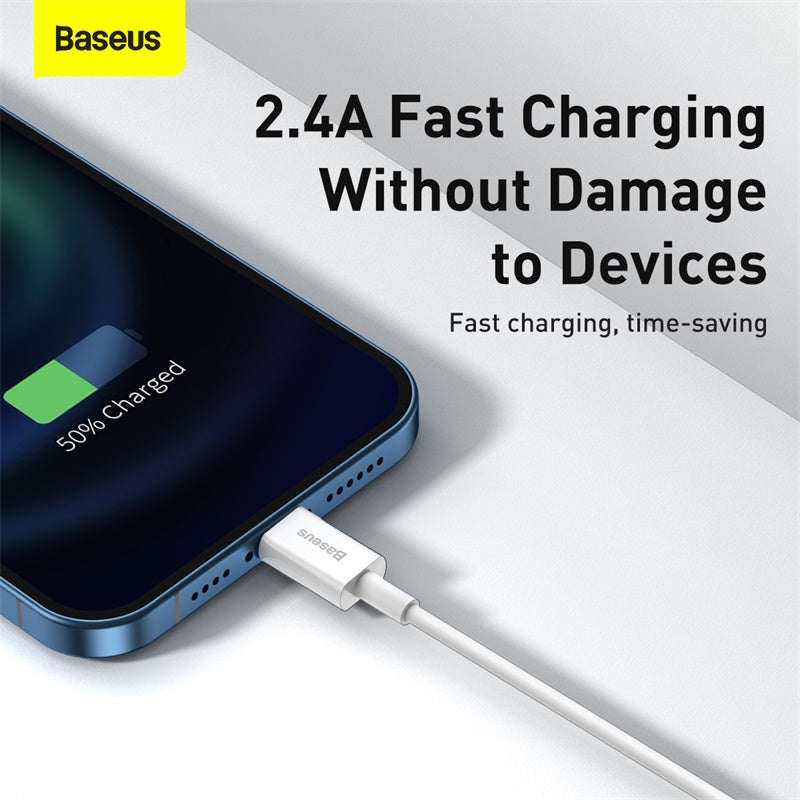 Baseus Superior Series Fast Charging Data Cable USB to iOS 2.4A 1M