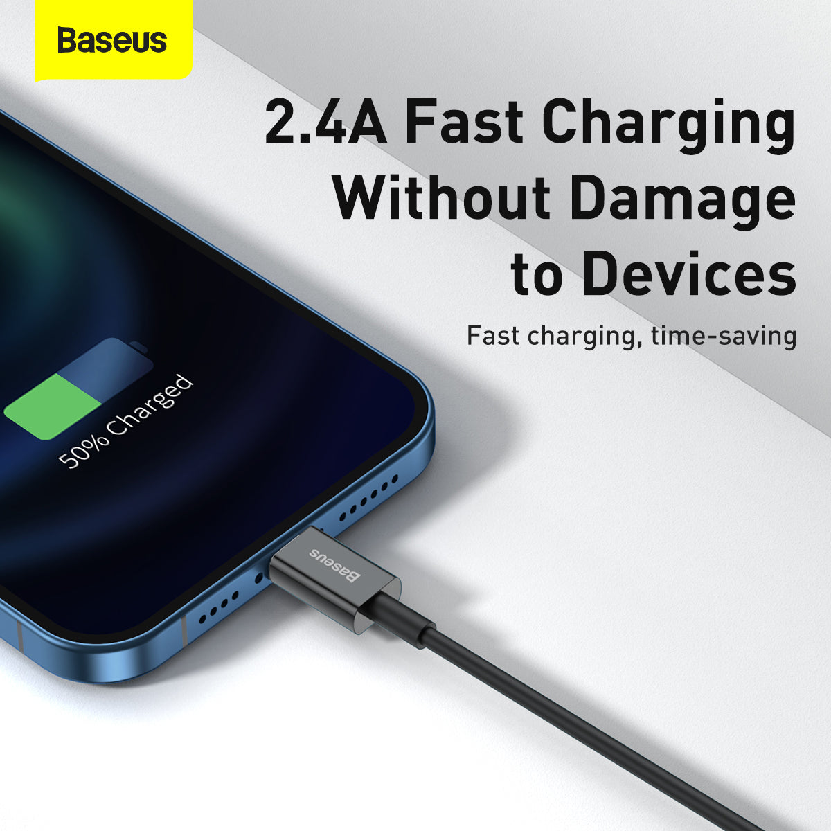 Baseus Superior Series Fast Charging Data Cable USB to iOS 2.4A 1M