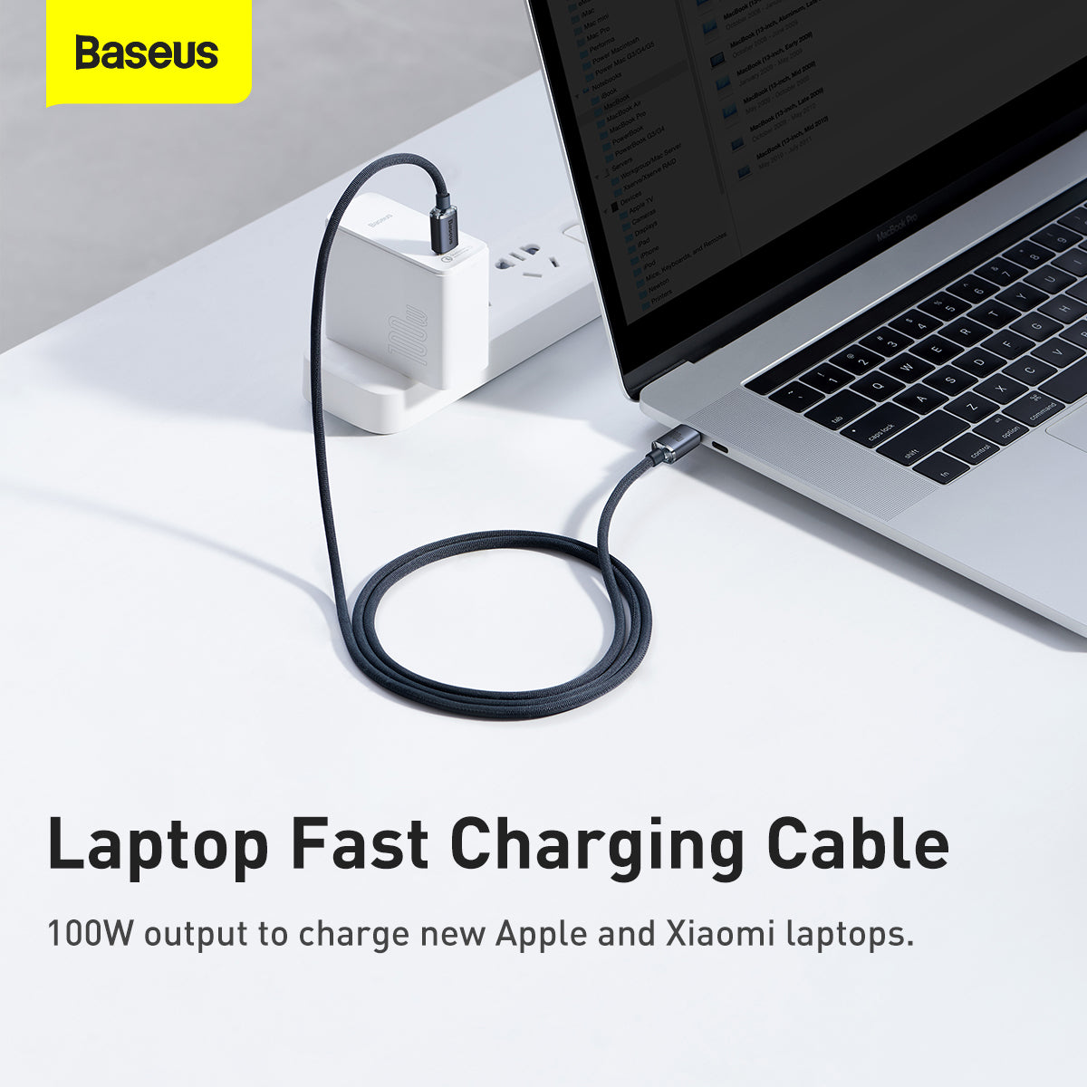 Baseus Crystal Shine Series Fast Charging Data Cable Type C to Type C - 100W