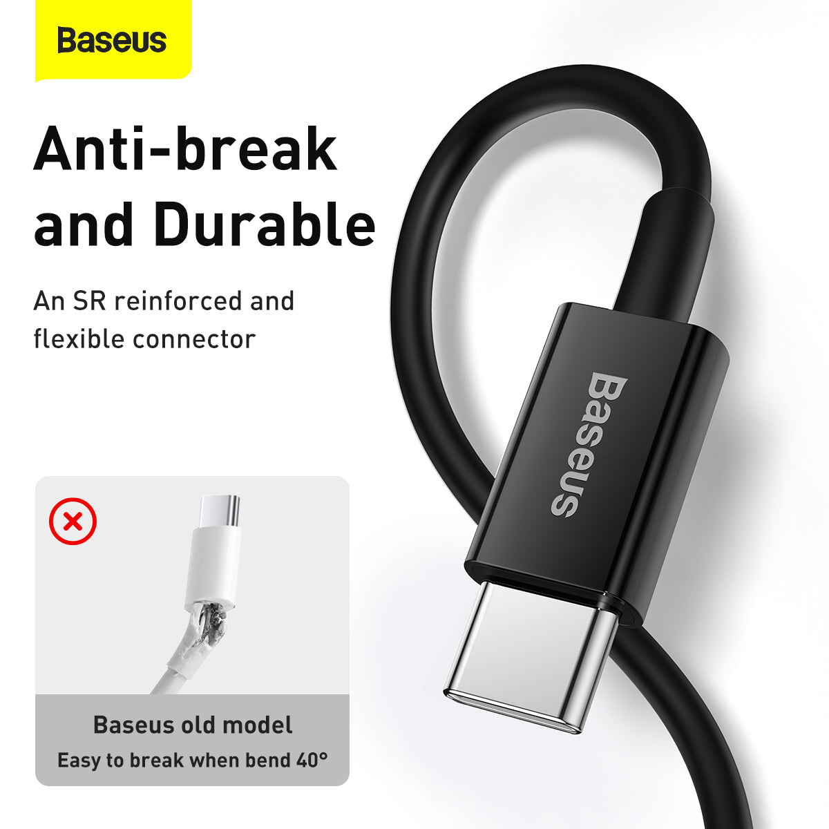 Baseus Superior Series Fast Charging Data Cable USB to iOS 2.4A 1M Black