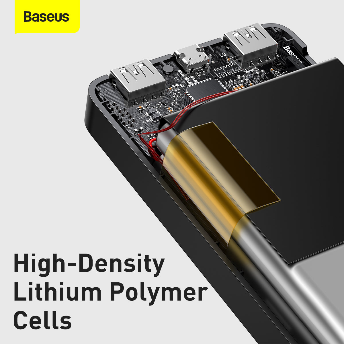 Baseus Bipow Series Digital Display Power Bank 15W - Black