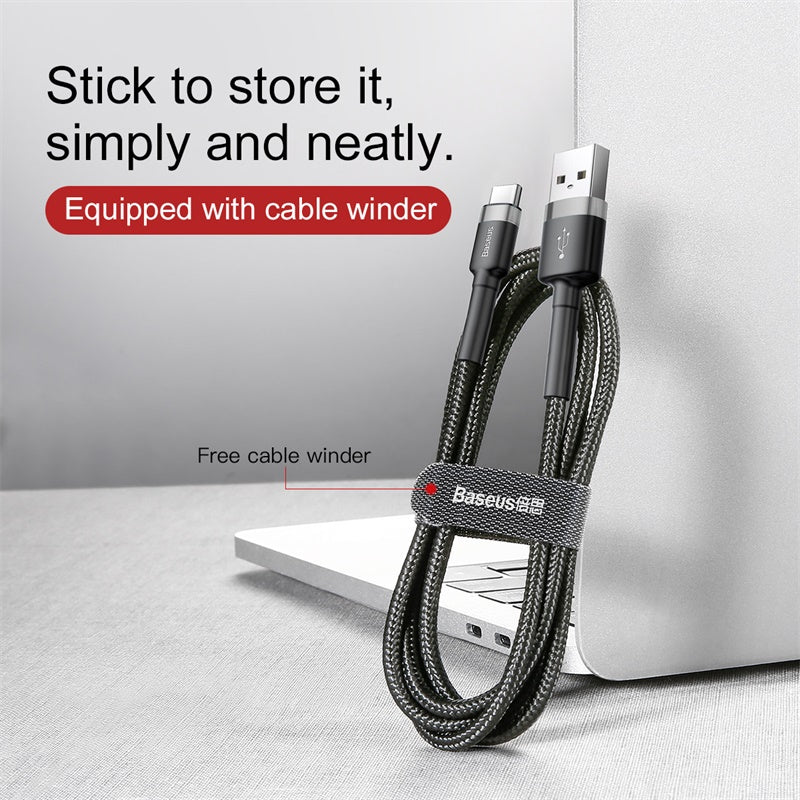 Baseus Cafule Series Fast Charging and Data Cable USB to Type C 2A 2m