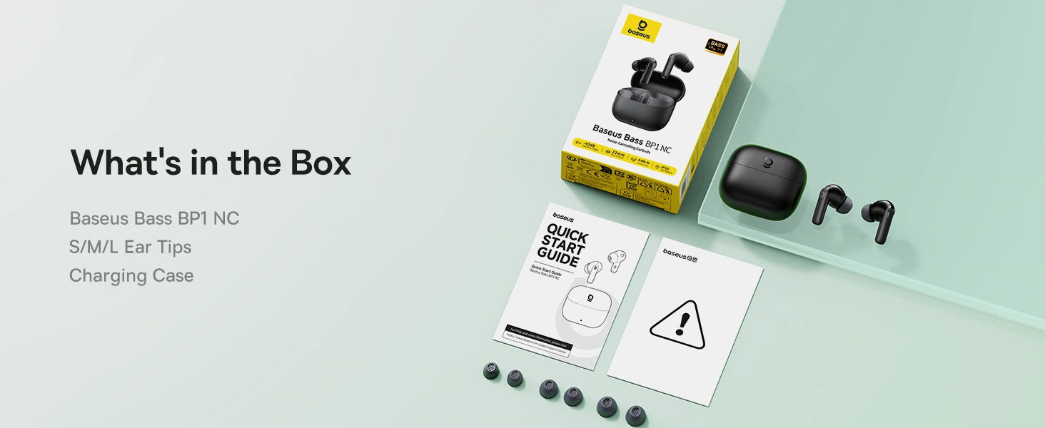 Baseus Bass BP1 NC In-Ear True Wireless Earbuds