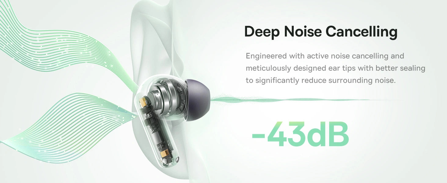 Baseus Bass BP1 NC In-Ear True Wireless Earbuds deep noise cancelling