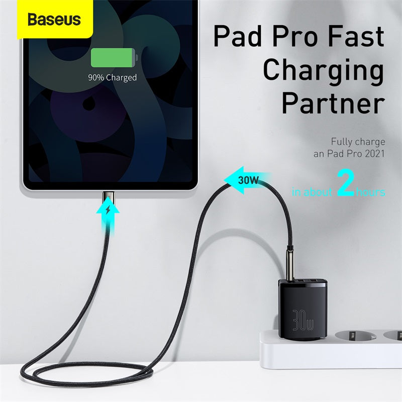 Baseus Compact Quick Charger 2U+C 30W EU