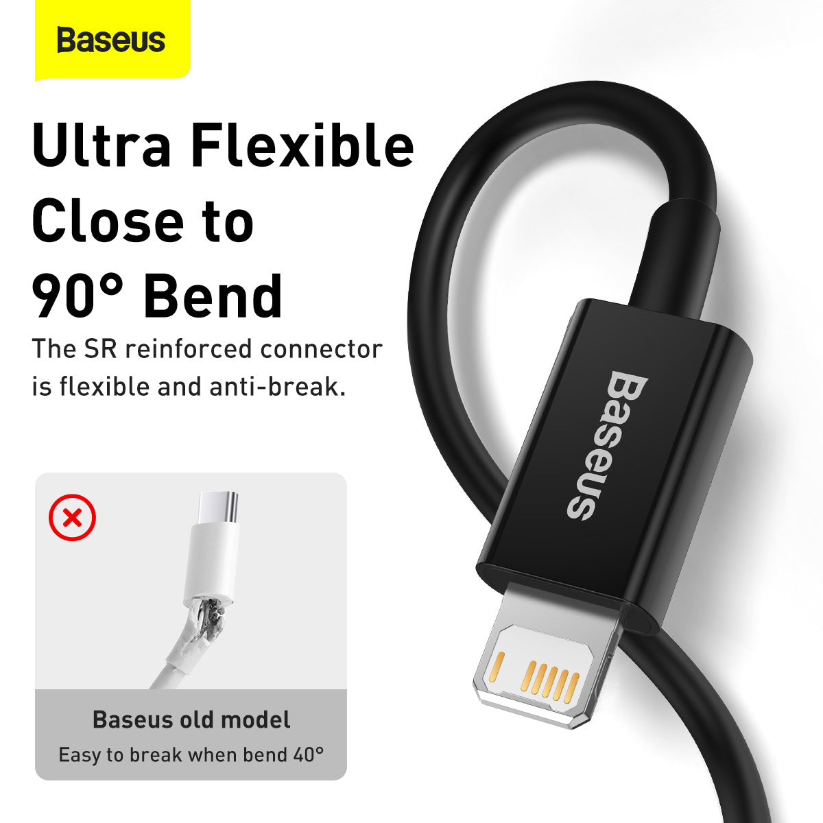 Baseus Superior Series Fast Charging Data Cable USB to iOS 2.4A 1M