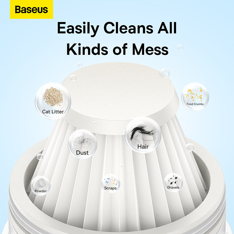 Baseus A2Pro Car vacuum Cleaner Strainer 2PCS - White