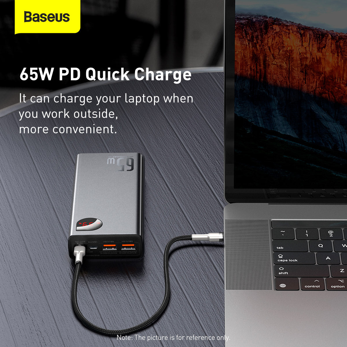 Baseus Adaman Series Laptop Power Bank 65W 20000mAh