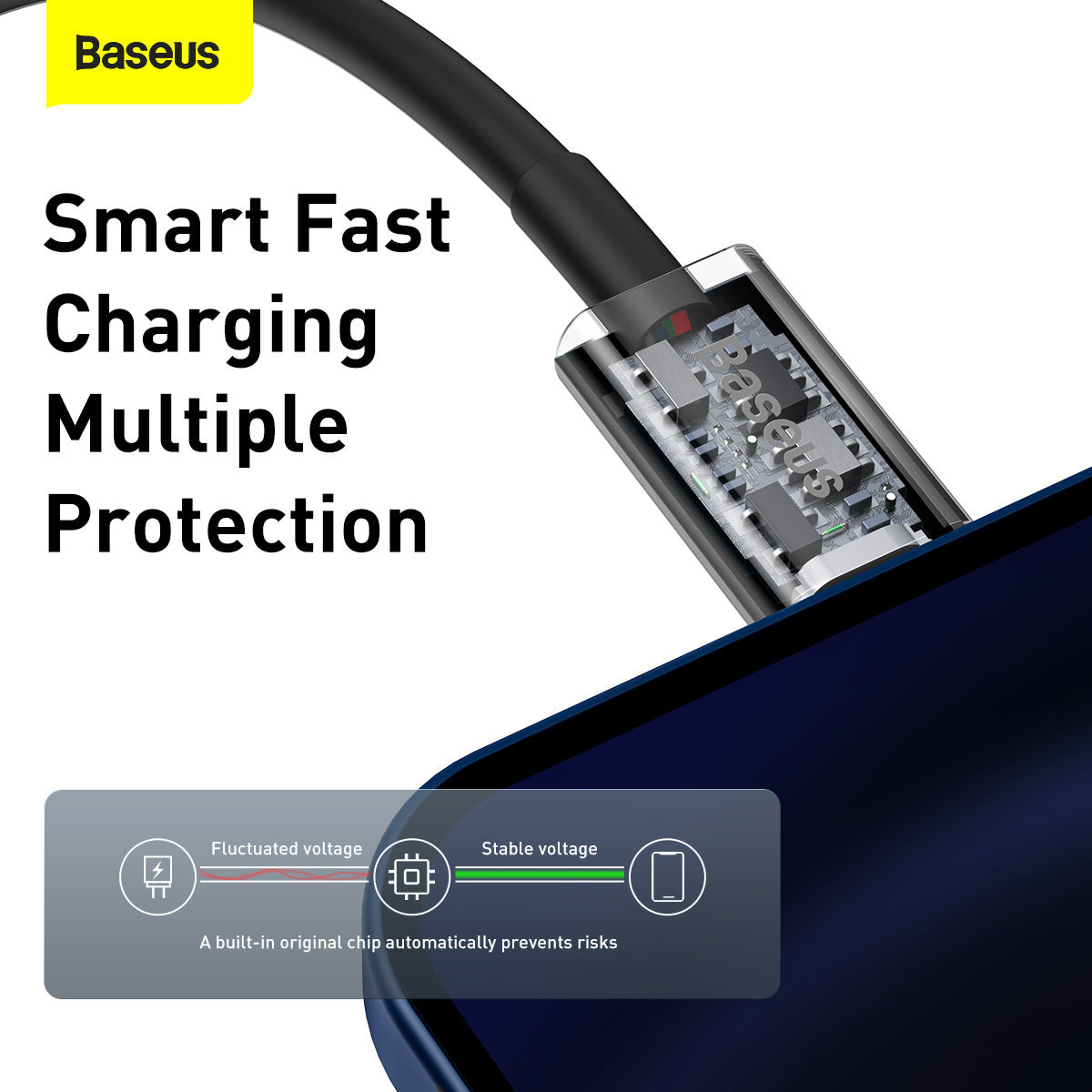 Baseus Superior Series Fast Charging Data Cable Type C to iOS PD 20W 2M Black