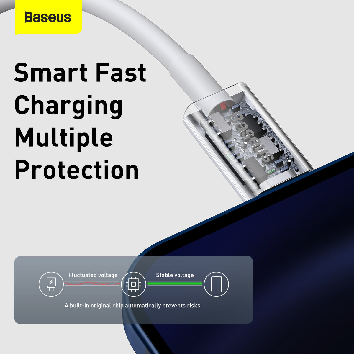 Baseus Superior Series Fast Charging Data Cable Type C to iOS PD 20W 2M White