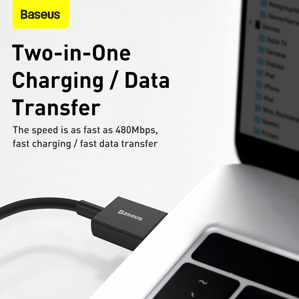 Baseus Superior Series Fast Charging Data Cable USB to iOS 2.4A 1M