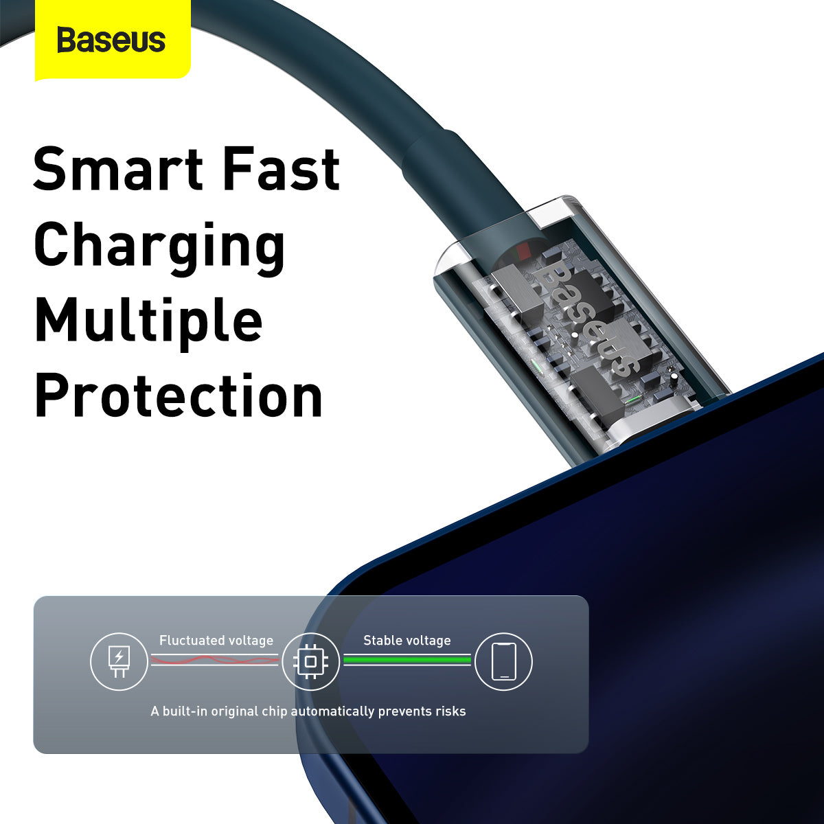 Baseus Superior Series Fast Charging Data Cable Type C to iOS PD 20W 2M Blue