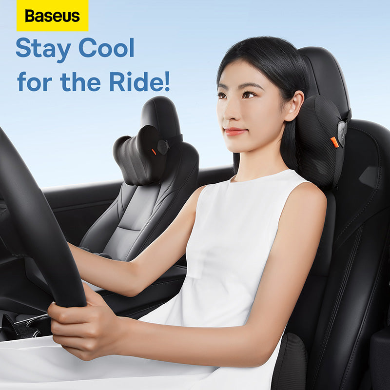 Baseus ComfortRide Series Car Cooling Headrest Cluster Black