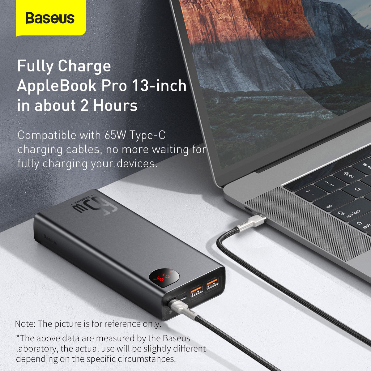 Baseus Adaman Series Laptop Power Bank 65W 20000mAh