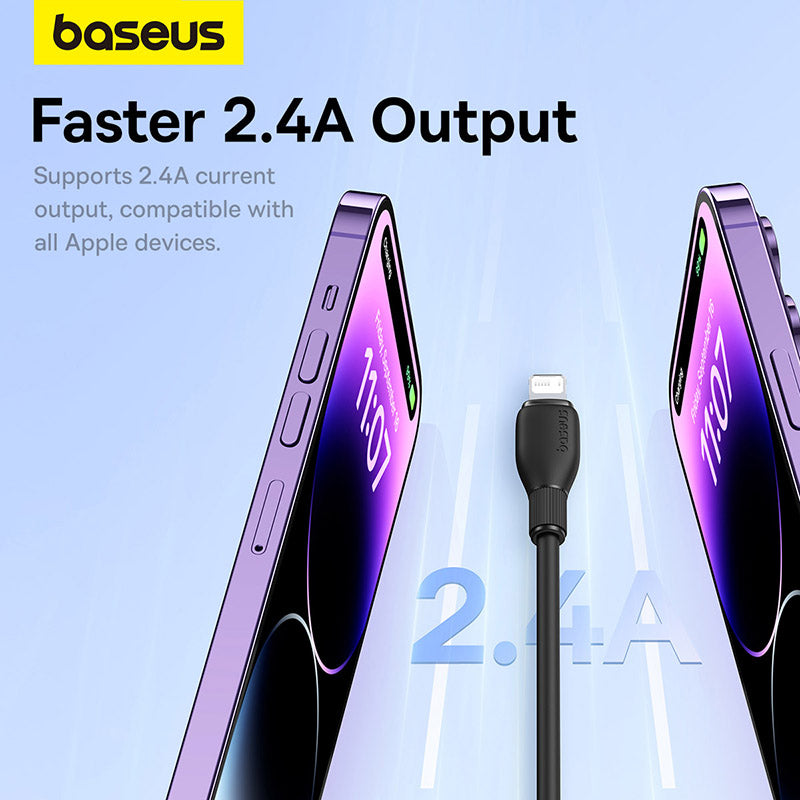 Baseus Pudding Series Fast Charging Cable USB to iP 2.4A