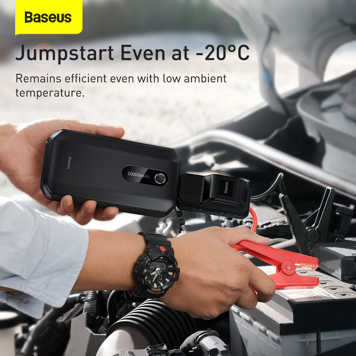 Baseus Super Energy Air Series 12V DC and USB Car Jump Starter